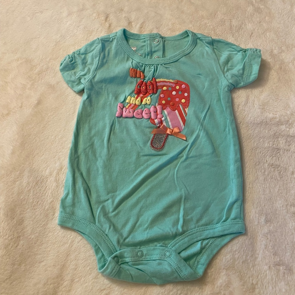 Koala Baby Girl Short Sleeve Onesie